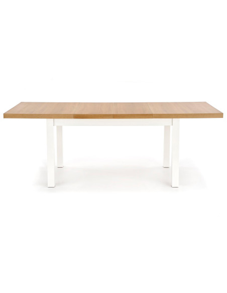 Stół rozkładany TIAGO 2 140-220 cm dąb riviera / biały