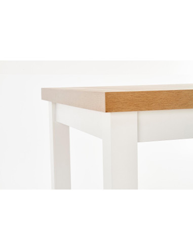 Stół rozkładany TIAGO 2 140-220 cm dąb riviera / biały