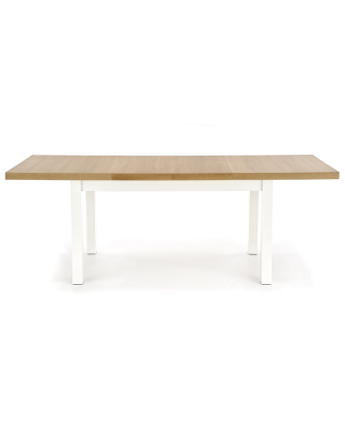 Stół rozkładany TIAGO 2 140-220 cm dąb riviera / biały