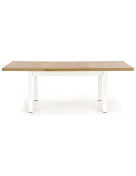 Stół rozkładany TIAGO 2 140-220 cm dąb riviera / biały