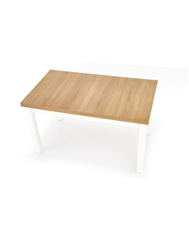 Stół rozkładany TIAGO 2 140-220 cm dąb riviera / biały