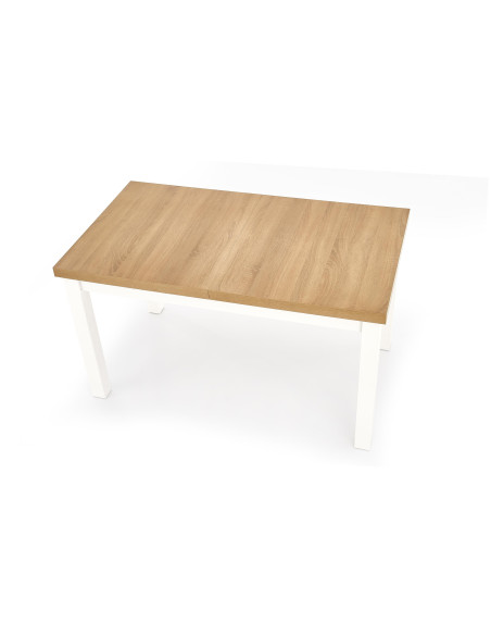 Stół rozkładany TIAGO 2 140-220 cm dąb riviera / biały