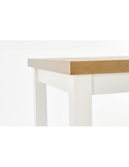 Stół rozkładany TIAGO 2 140-220 cm dąb riviera / biały