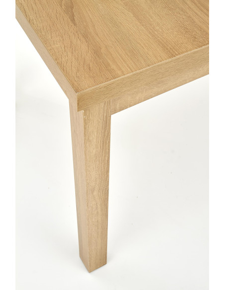 TIAGO 2 stół rozkładany 140-220/80 blat: dąb riviera, nogi: dąb riviera 