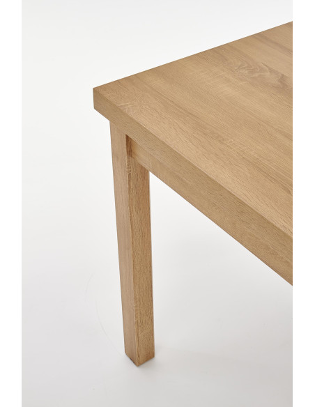 TIAGO 2 stół rozkładany 140-220/80 blat: dąb riviera, nogi: dąb riviera 