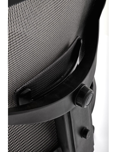 ADMIRAL Fotel Gabinetowy Popiel/Czarny Komfort i Nowoczesny Design