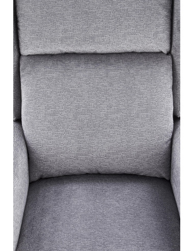 AGUSTIN Fotel Wypoczynkowy Rozkładany Popielaty | Relaks w Stylu i Komforcie