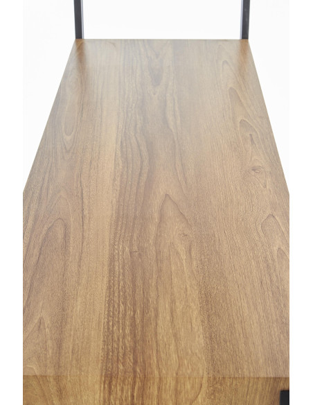 BOLIVAR Regał REG1 Dąb Złoty/Czarny - Stylowa Organizacja Przestrzeni