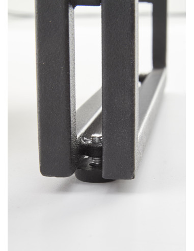 Regał BERTOLO REG2 dąb złoty / czarny