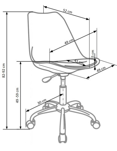 COCO Fotel Młodzieżowy Eco Skóra Biały - Nowoczesność i Komfort