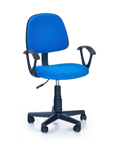 Fotel młodzieżowy DARIAN BIS / tkanina - niebieski