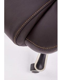 DESMOND Fotel Gabinetowy Ciemny Brąz Eco Skóra - Elegancja w Biurze 2