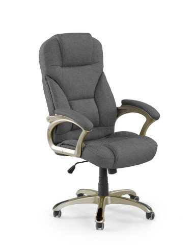 DESMOND 2 Fotel Gabinetowy Ciemny Popielaty - Subtelna Elegancja