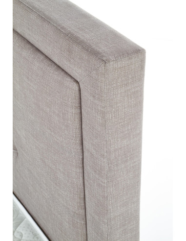 EVORA Łóżko 160x200 cm z 4 Szufladami Beżowe - Praktyczność i Elegancja