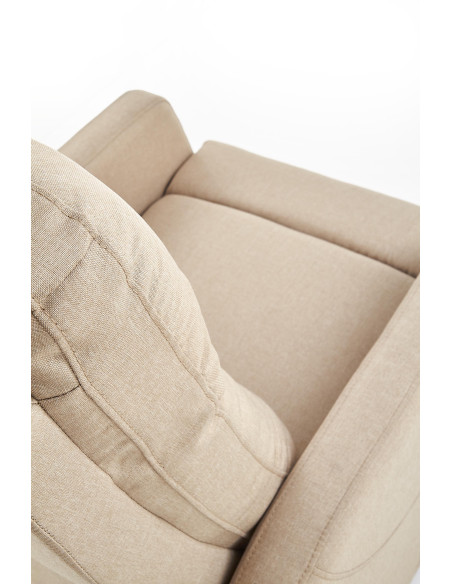 FELIPE Fotel Rozkładany Beżowy - Maksymalny Komfort w Stylowym Wykonaniu