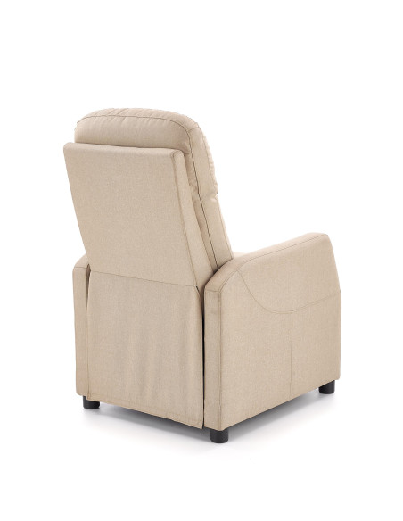 FELIPE Fotel Rozkładany Beżowy - Maksymalny Komfort w Stylowym Wykonaniu