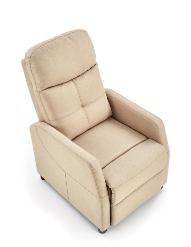 FELIPE Fotel Rozkładany Beżowy - Maksymalny Komfort w Stylowym Wykonaniu