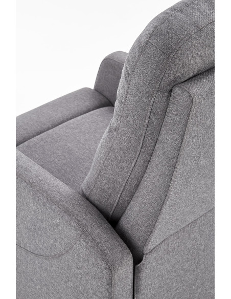 FELIPE Fotel Rozkładany Ciemny Popiel- Subtelna Elegancja i Funkcjonalność