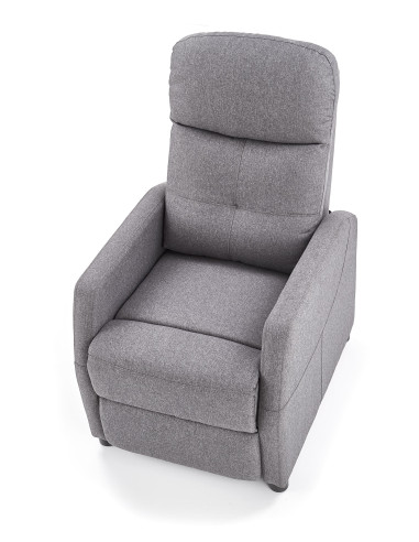 FELIPE Fotel Rozkładany Ciemny Popiel- Subtelna Elegancja i Funkcjonalność