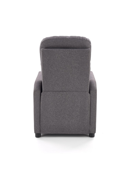 FELIPE Fotel Rozkładany Ciemny Popiel- Subtelna Elegancja i Funkcjonalność