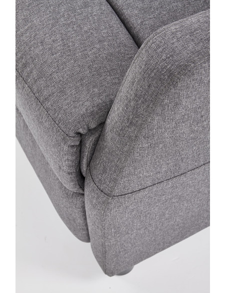 FELIPE Fotel Rozkładany Ciemny Popiel- Subtelna Elegancja i Funkcjonalność