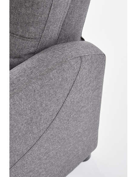 FELIPE Fotel Rozkładany Ciemny Popiel- Subtelna Elegancja i Funkcjonalność