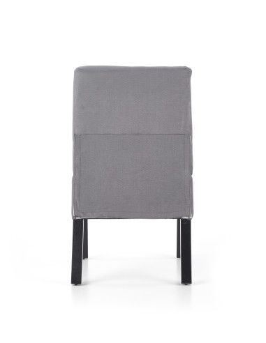 Fotel wypoczynkowy FIDO drewno lite / ciemny popiel