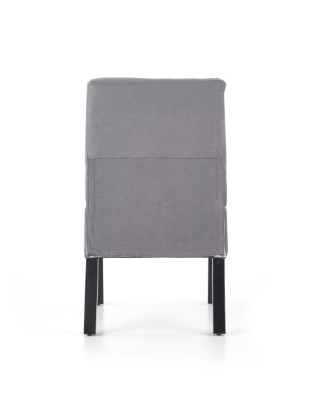 Fotel wypoczynkowy FIDO drewno lite / ciemny popiel