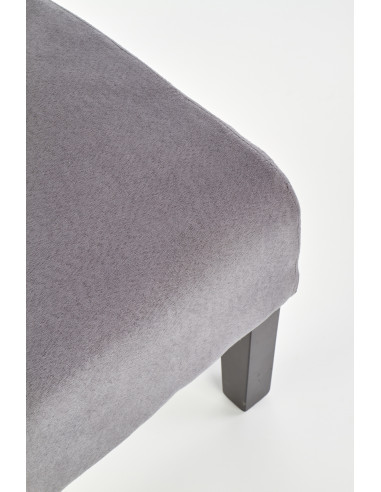 Fotel wypoczynkowy FIDO drewno lite / ciemny popiel