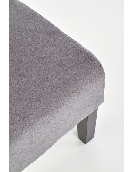 Fotel wypoczynkowy FIDO drewno lite / ciemny popiel