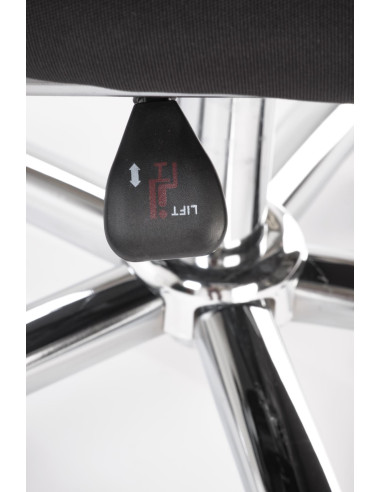 FREEMAN Fotel Biurowy z Wysuwanym Podnóżkiem Czarny-Popiel | Tk. Membranowa