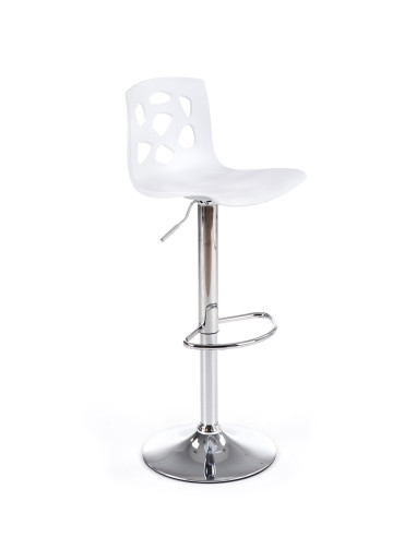 H48 Hoker Biały | Stal Chromowana / Polipropylen - Minimalizm i Wygoda