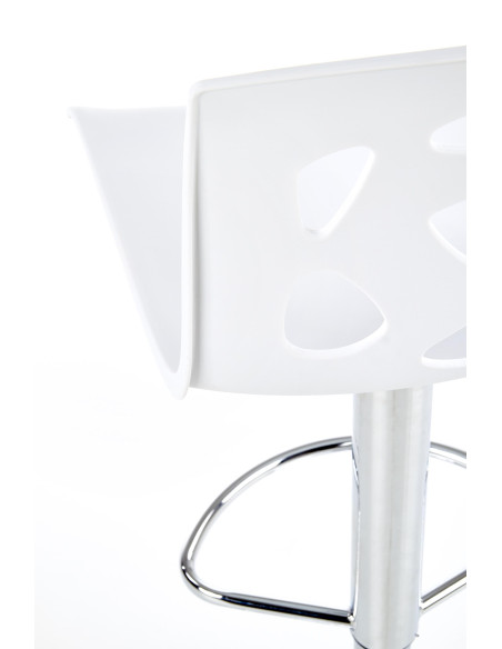 H48 Hoker Biały | Stal Chromowana / Polipropylen - Minimalizm i Wygoda