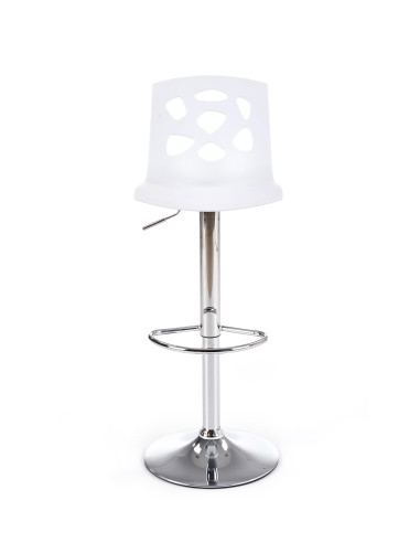 H48 Hoker Biały | Stal Chromowana / Polipropylen - Minimalizm i Wygoda