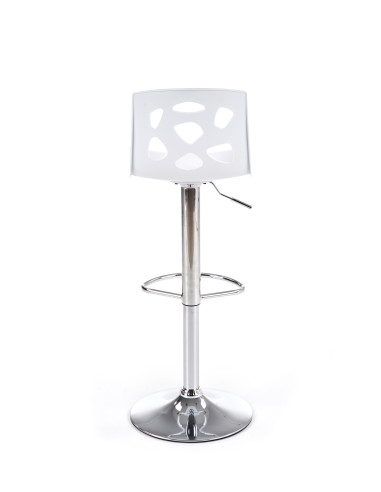 H48 Hoker Biały | Stal Chromowana / Polipropylen - Minimalizm i Wygoda