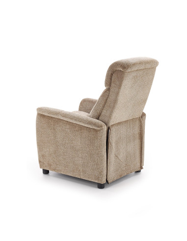 JORDAN Fotel Wypoczynkowy Rozkładany Beżowy - Relaks w Eleganckim Stylu