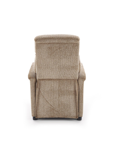 JORDAN Fotel Wypoczynkowy Rozkładany Beżowy - Relaks w Eleganckim Stylu