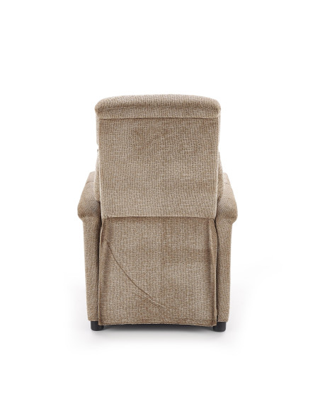 JORDAN Fotel Wypoczynkowy Rozkładany Beżowy - Relaks w Eleganckim Stylu