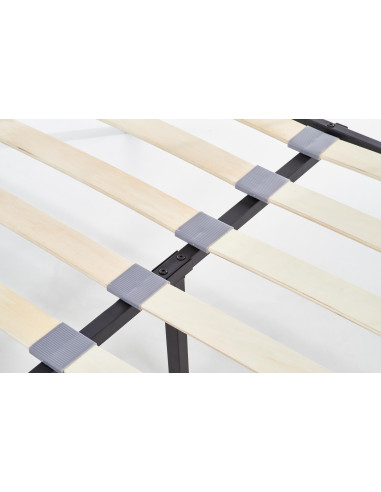 LINDA 120x200 cm Eleganckie Łóżko w Kolorze Czarnym - Styl i Komfort