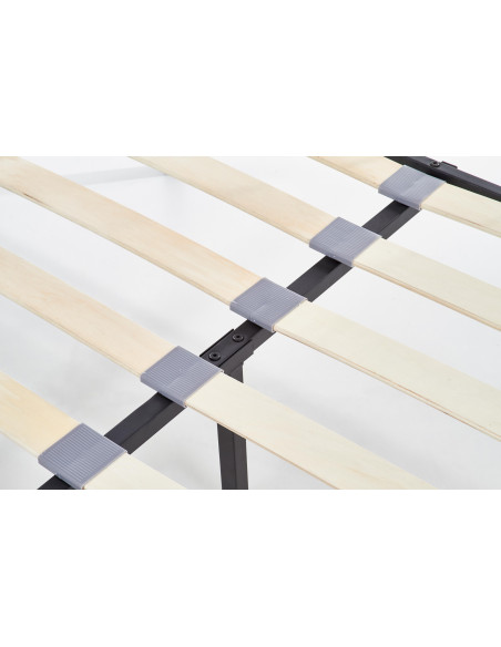 LINDA 120x200 cm Eleganckie Łóżko w Kolorze Czarnym - Styl i Komfort