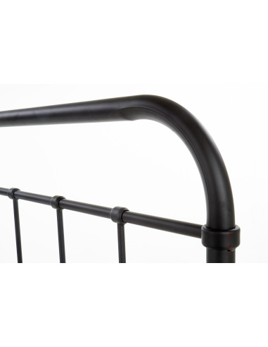 LINDA 90x200 cm Łóżko Czarne - Nowoczesny Design, Maksymalna Wygoda