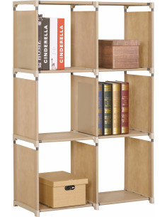 METRO Regał Beżowy 105/29/142 cm - Kreatywna Przestrzeń Przechowywania