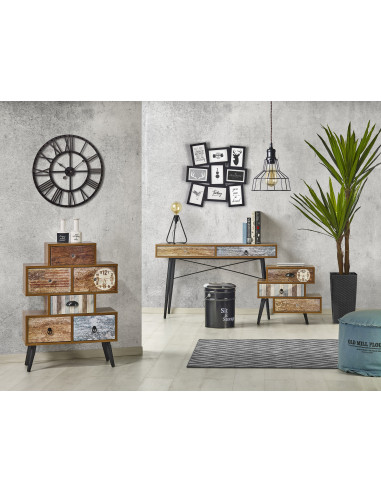 MEZO KM2 Komoda z Szufladami 63/29/85 cm Wielobarwna - Kolor i Organizacja