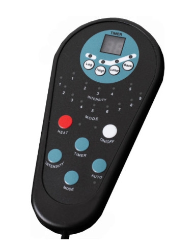 PULSAR Fotel Rozkładany z Funkcją Masażu Cappuccino | Eco Skóra