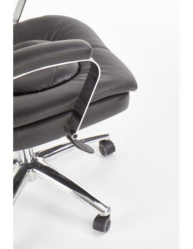 QUAD Fotel Gabinetowy Czarny Eco Skóra/MULTIBLOCK - Profesjonalizm i Styl