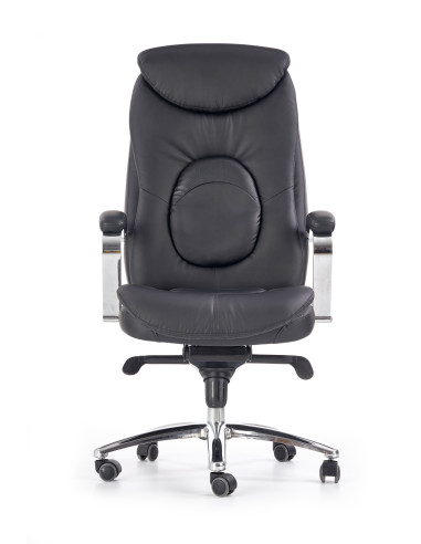 QUAD Fotel Gabinetowy Czarny Eco Skóra/MULTIBLOCK - Profesjonalizm i Styl