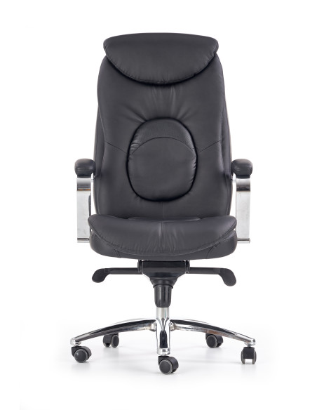 QUAD Fotel Gabinetowy Czarny Eco Skóra/MULTIBLOCK - Profesjonalizm i Styl