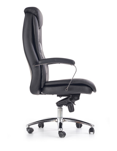 QUAD Fotel Gabinetowy Czarny Eco Skóra/MULTIBLOCK - Profesjonalizm i Styl