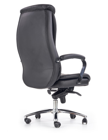 QUAD Fotel Gabinetowy Czarny Eco Skóra/MULTIBLOCK - Profesjonalizm i Styl