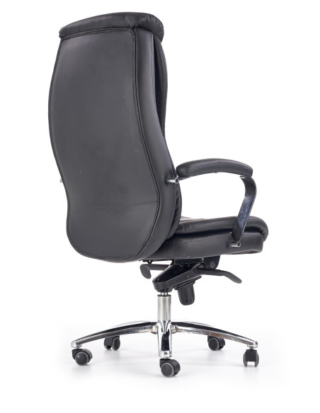 QUAD Fotel Gabinetowy Czarny Eco Skóra/MULTIBLOCK - Profesjonalizm i Styl